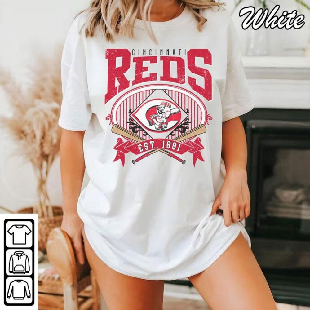 Vintage Cincinnati Reds T-shirt Cincinnati Baseball Shirt Cincinnati T-shirt Vin